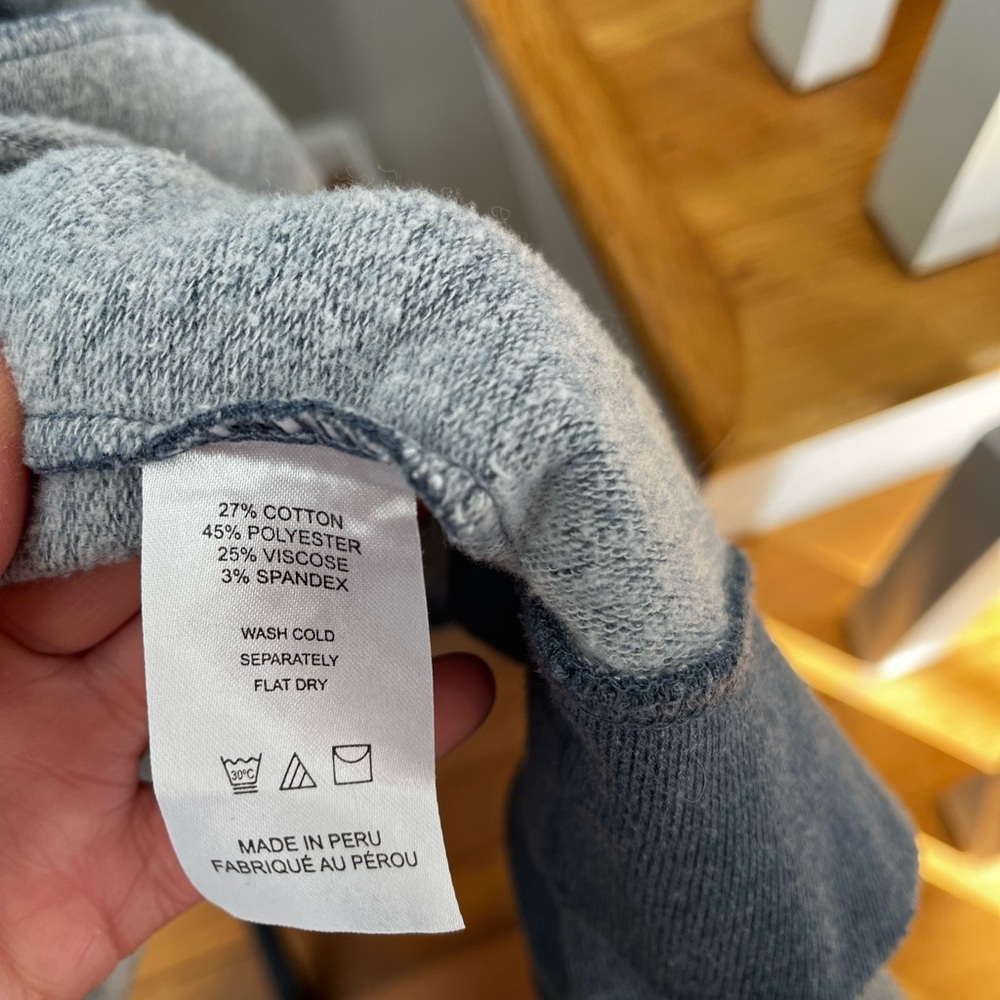 UNTUCKit Men’s XL Full Zip Hoodie Sweatshirt Blue - Picture 9 of 9